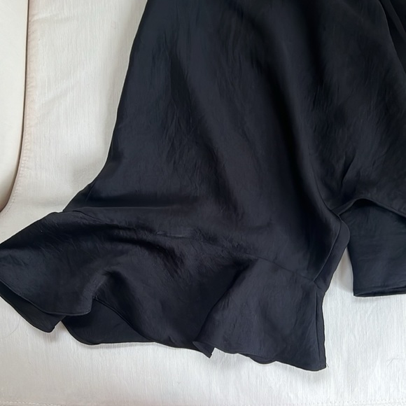 NWT Zara Black Knotted Crop Top Sz M - Picture 4 of 4